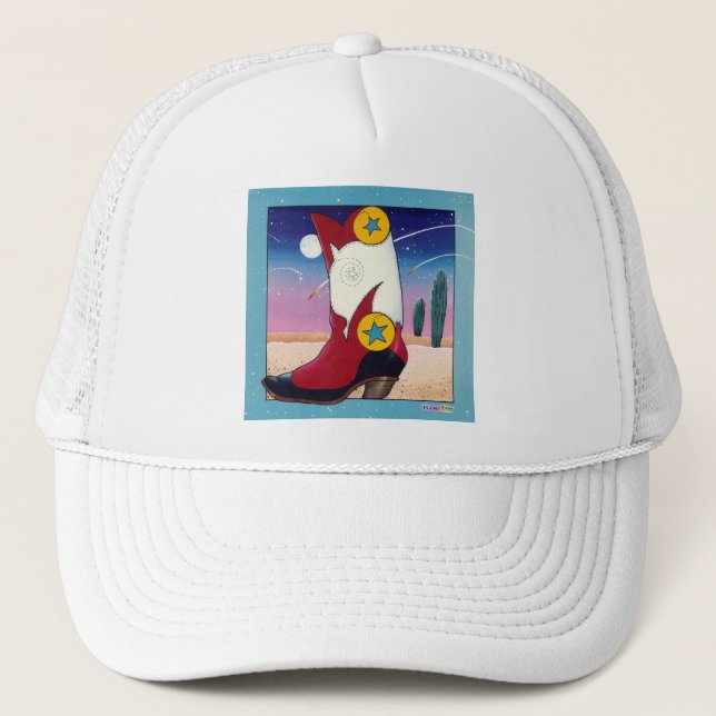 Hat - Cowboystart, alla nedtryckta Truckerkeps (Framsida)