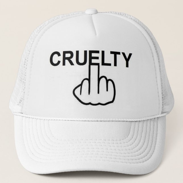 Hat Cruelty is Cruel Keps (Framsida)