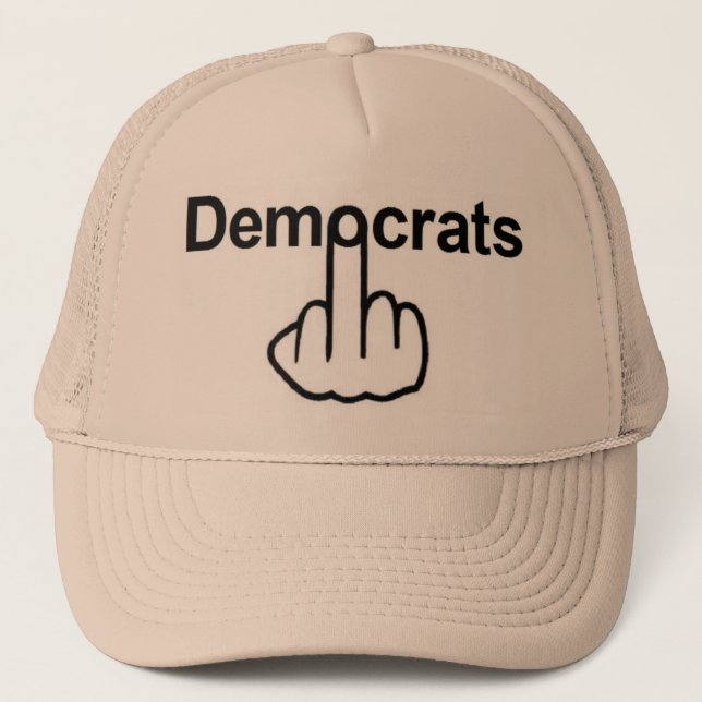Hat Demokrates Flip Keps (Framsida)