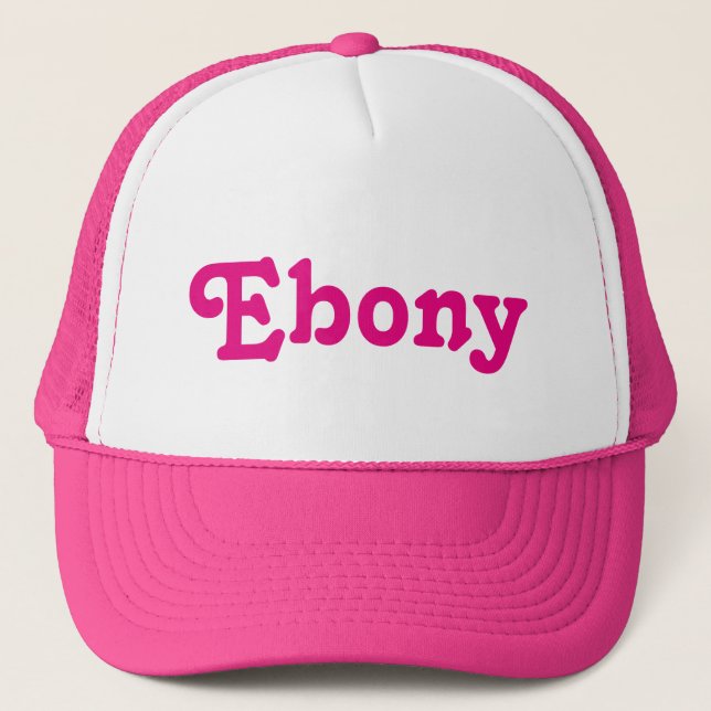 Hat Ebony Keps (Framsida)