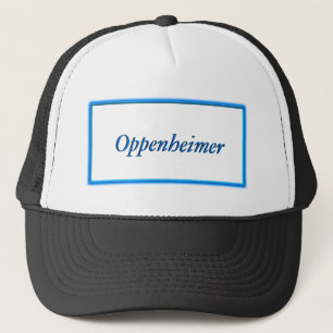 Hat - Efternamn / dubbla ram Truckerkeps