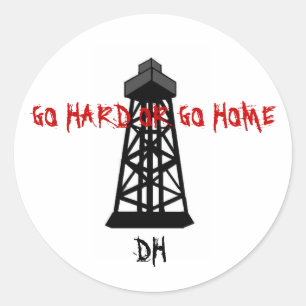 Hat-etikett Runt Klistermärke