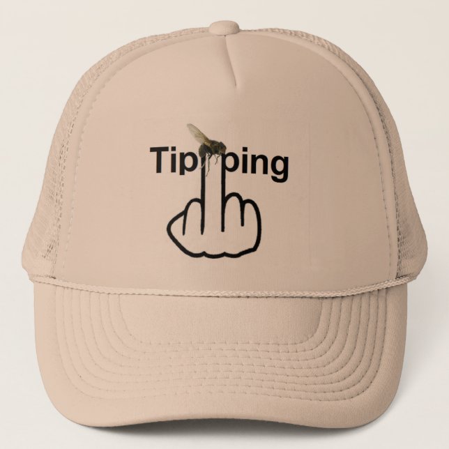 Hat Fly Tipping Flip Truckerkeps (Framsida)