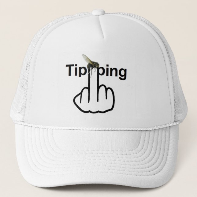 Hat Fly Tipping Flip Truckerkeps (Framsida)