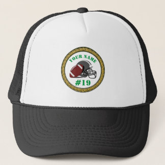 Hat Football - lägg till Namn och nummer Keps