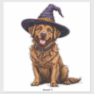 Hat för guiden för Lila av Hund Klistermärken