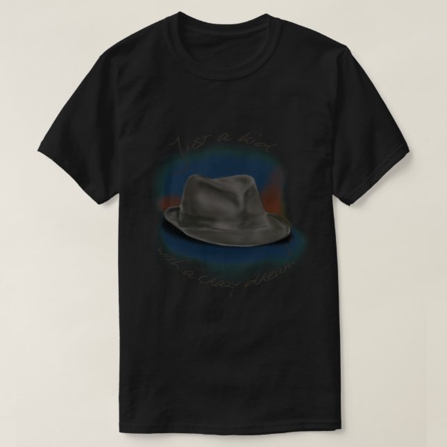 Hat for Leonard Cohen T Shirt (Design framsida)