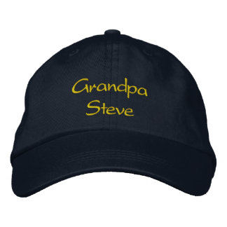 Hat - Grandpa with Name Broderad Keps