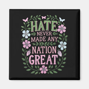 Hat har aldrig gjort någon nation stor floral magnet