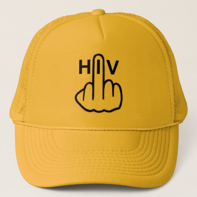 Hat HIV Flip Truckerkeps (Framsida)
