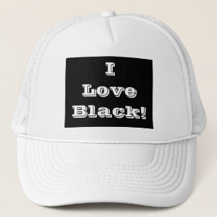 Hat I Kärlek Black Truckerkeps