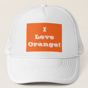 Hat I Kärlek Orange Truckerkeps