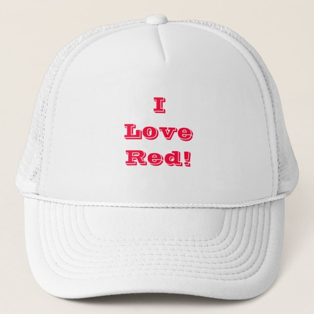 Hat I Kärlek Red Keps (Framsida)