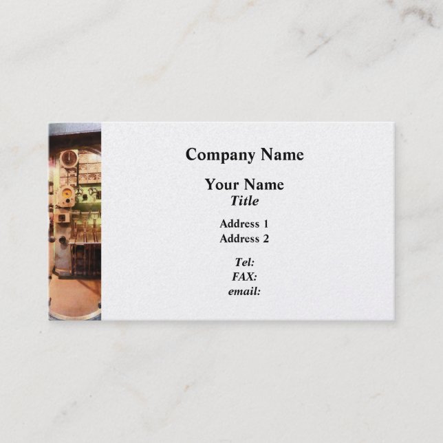 Hat i ubåt visitkort (Framsida)