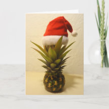 Hat-julkort för hatt på Hawaiian Pineapple