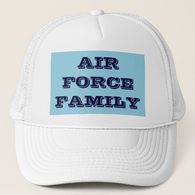 Hat Luft Force-familjen Truckerkeps (Framsida)