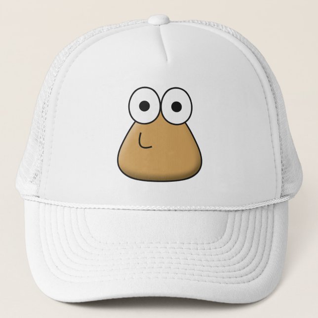 Hat - Lycklig Baby Pou Keps (Framsida)