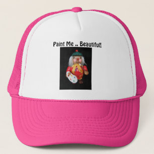 Hat med artist truckerkeps