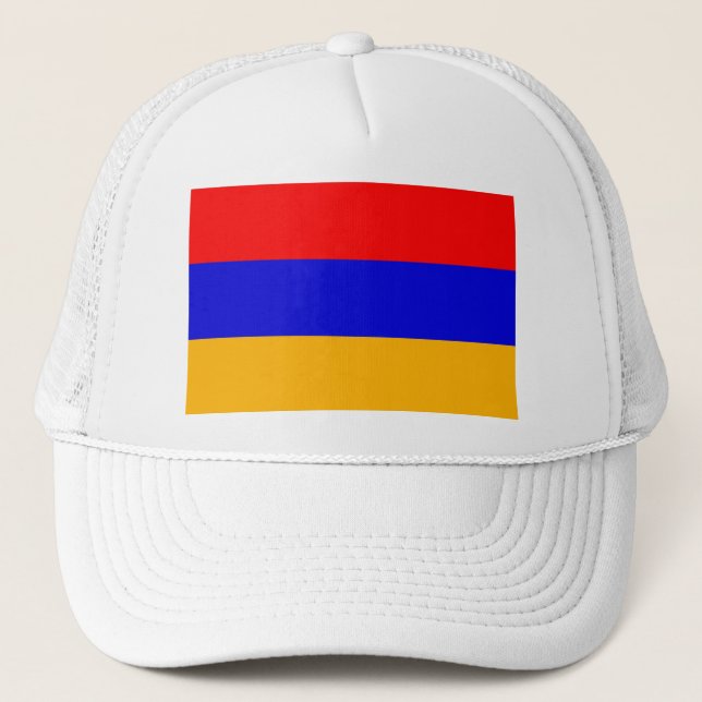 Hat med Flagga Armenien Truckerkeps (Framsida)