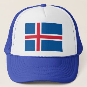 Hat med Flagga av Island Keps