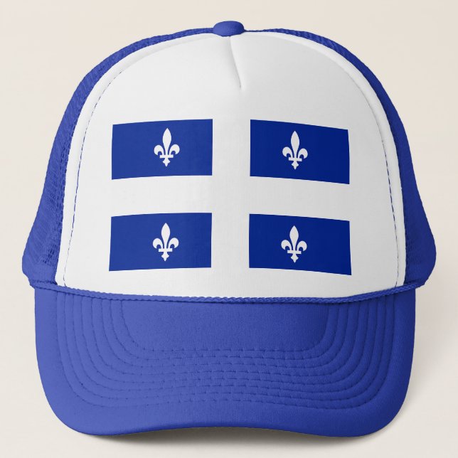 Hat med Flagga av Quebec, Kanada Keps (Framsida)
