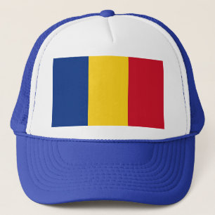 Hat med Flagga av Rumänien Truckerkeps