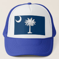 Hat med Flagga av South Carolina State - USA