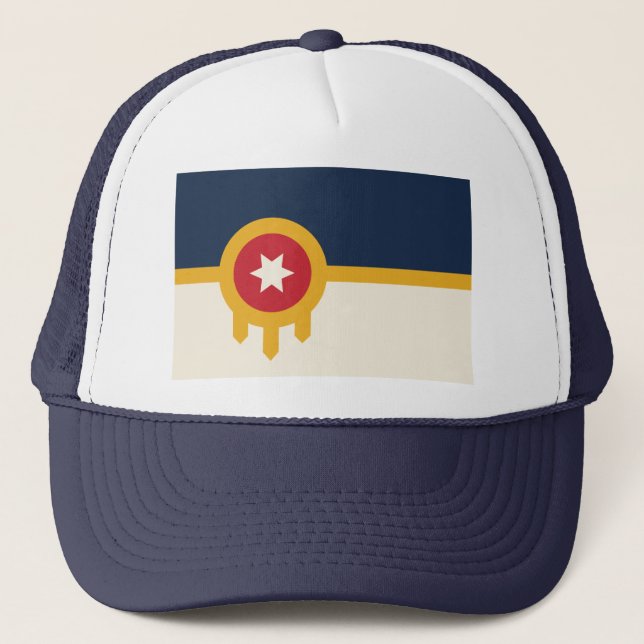 Hat med Flagga av Tulsa, Oklahoma Keps (Framsida)