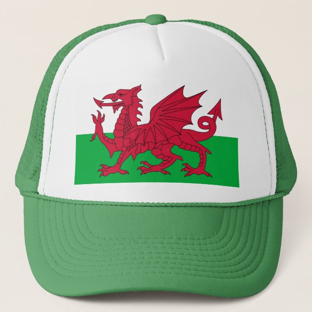 Hat med Flagga av Wales Keps (Framsida)