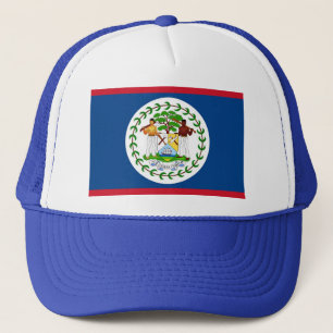 Hat med Flagga Belize Truckerkeps