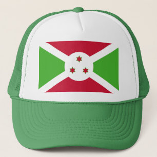 Hat med Flagga Burundi Keps