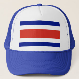 Hat med Flagga Costa Rica Keps
