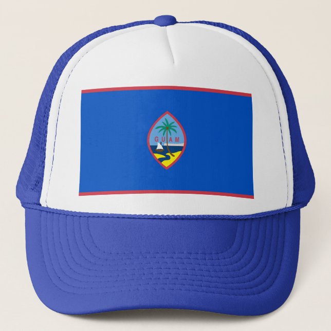 Hat med Flagga Guam - USA Keps (Framsida)