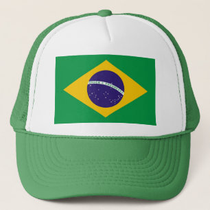 Hat med Flagga i Brasilien Keps