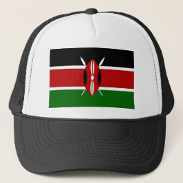 Hat med Flagga i Kenya Keps