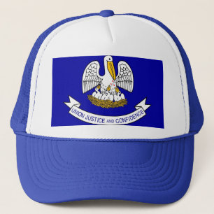Hat med Flagga i Louisiana-staten - USA Keps