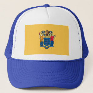 Hat med Flagga i New jersey-staten - USA Truckerkeps