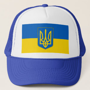 Hat med Flagga i Ukraina Keps