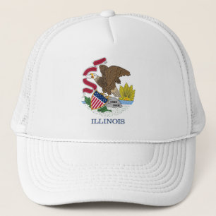 Hat med Flagga Illinois State - USA Keps