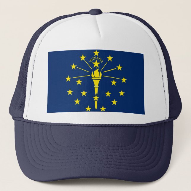 Hat med Flagga Indiana State - USA Keps (Framsida)