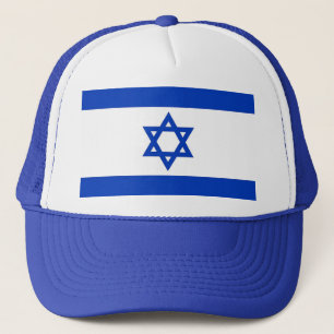 Hat med Flagga Israel Truckerkeps