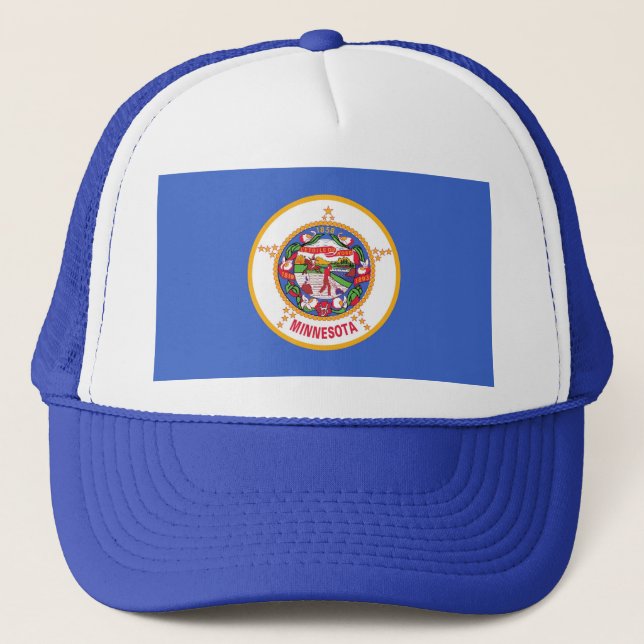 Hat med Flagga Minnesota State - USA Truckerkeps (Framsida)