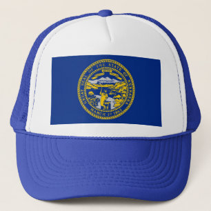 Hat med Flagga Nebraska State - USA Truckerkeps