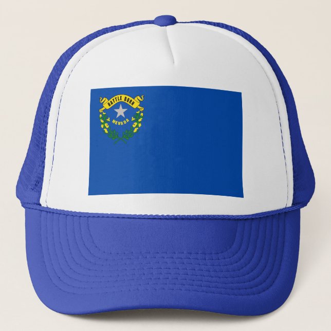 Hat med Flagga Nevada State - USA Truckerkeps (Framsida)