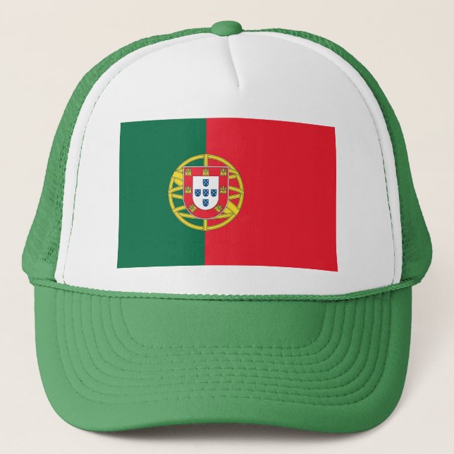 Hat med Flagga Portugal Truckerkeps (Framsida)