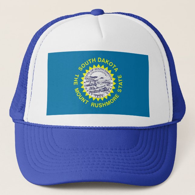 Hat med Flagga South Dakota State - USA Truckerkeps (Framsida)