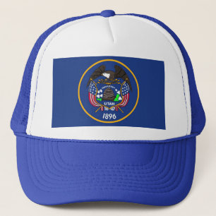 Hat med Flagga Utah State - USA Truckerkeps