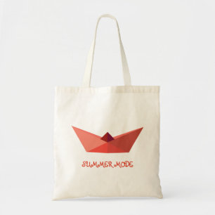 Hat Origami Summertime Tote Tygkasse