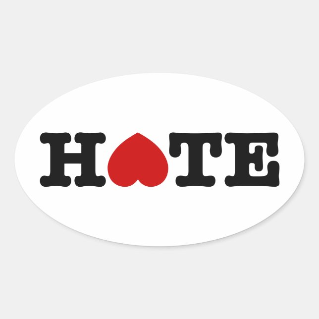 HAT OVALT KLISTERMÄRKE (Framsida)