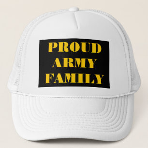 Hat Proud Army-familjen Truckerkeps